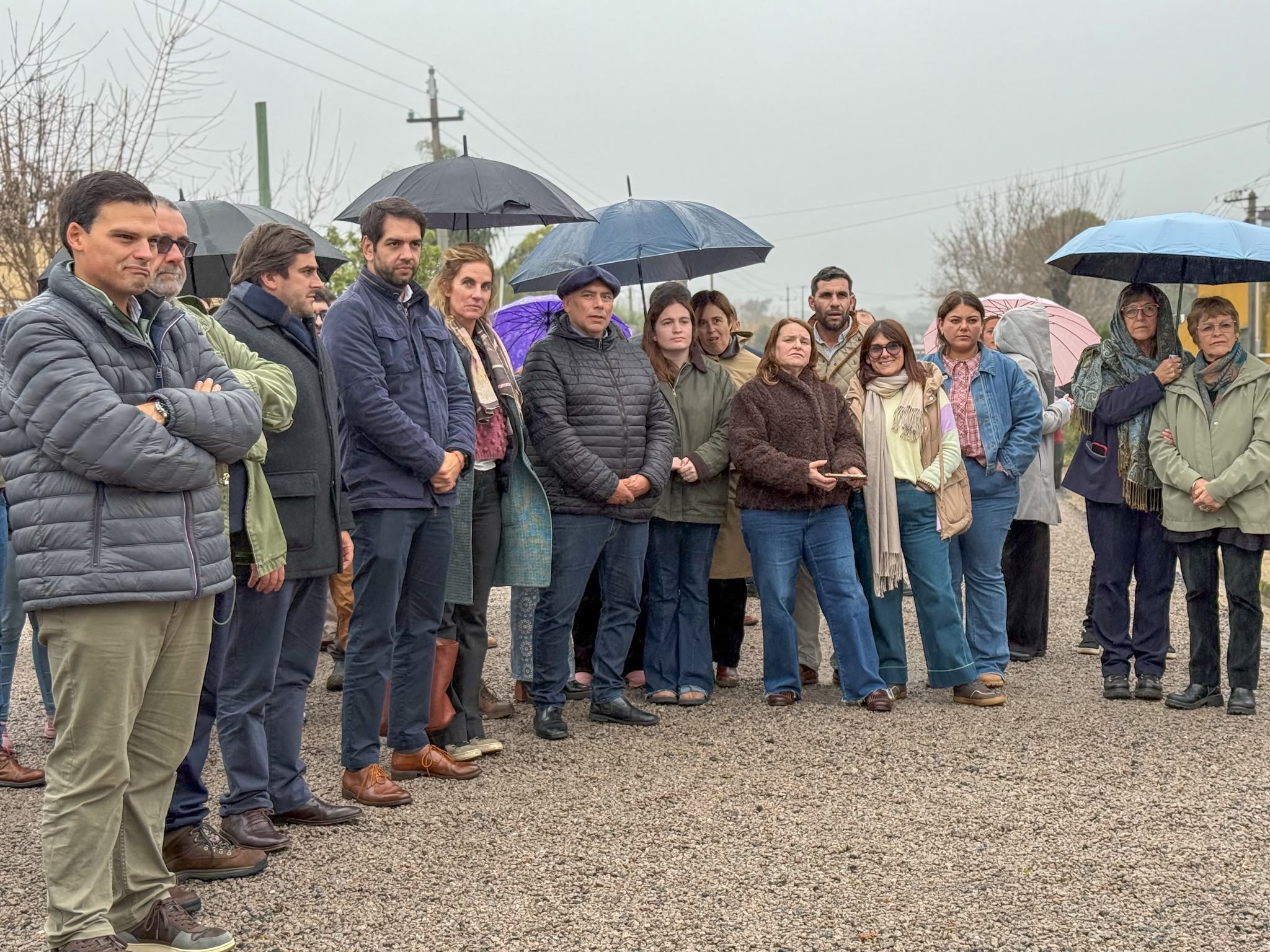 Inauguración de obras de pavimentación y desagües pluviales en Sarandí Grande