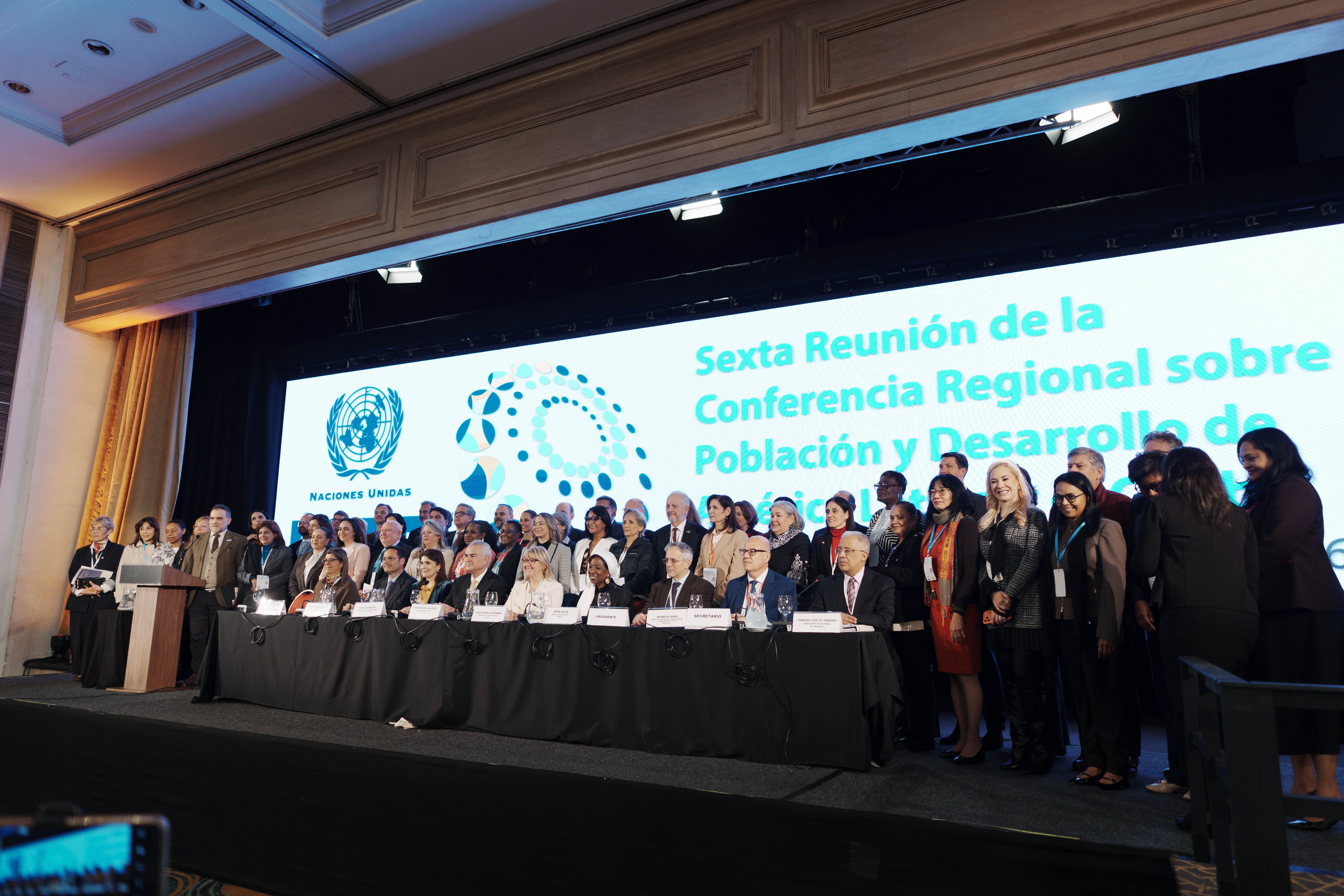Apertura de la Sexta Reunión de la Conferencia Regional sobre Población y Desarrollo