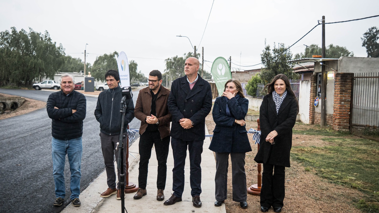 Inauguración de obras en Villa Felicidad