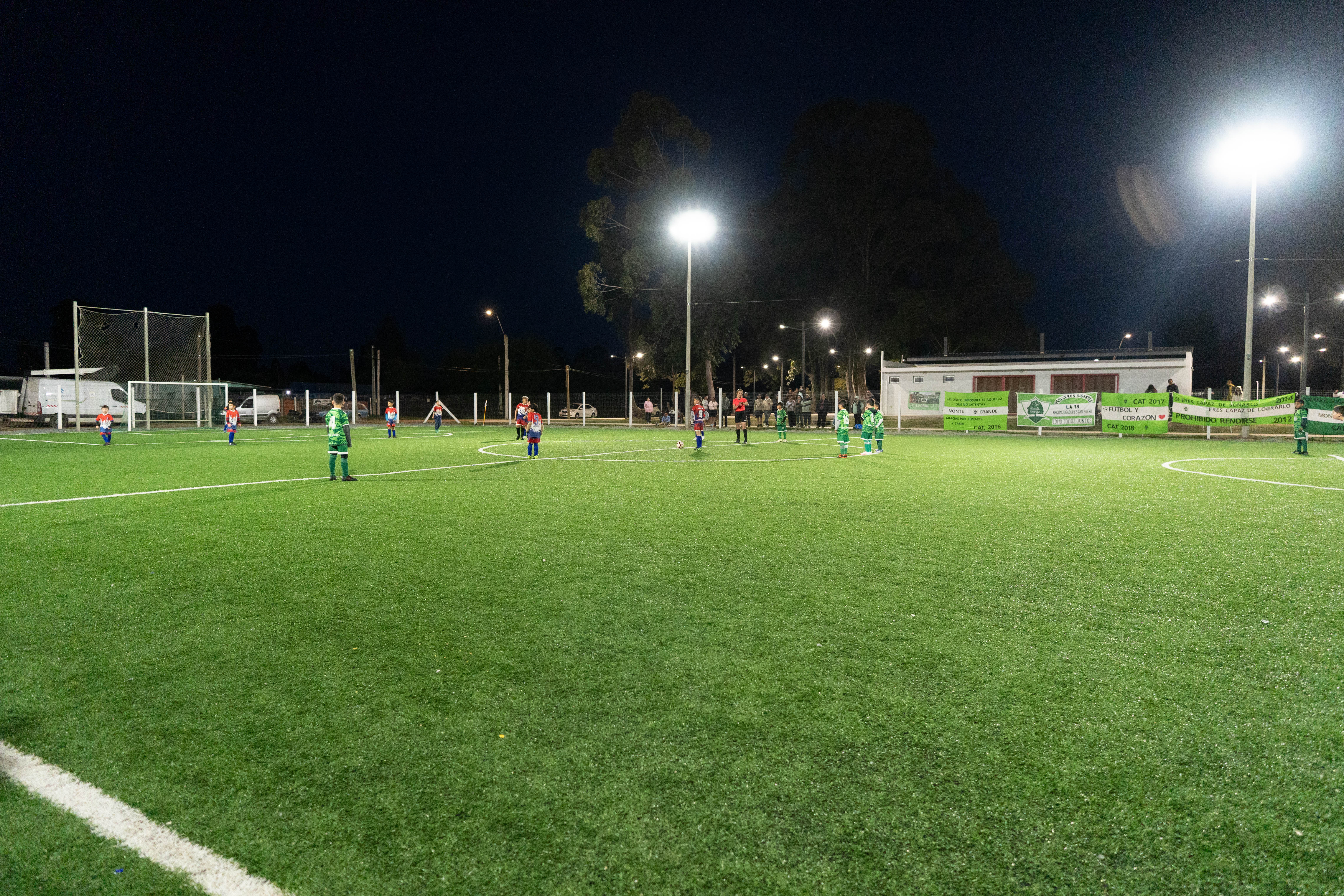 Inauguración cancha de pasto sintético y espacio multiuso en Municipio de Ciudad del Plata