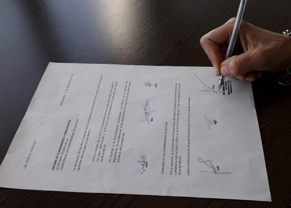 Compromiso de Gestión 2018: actas y evaluaciones