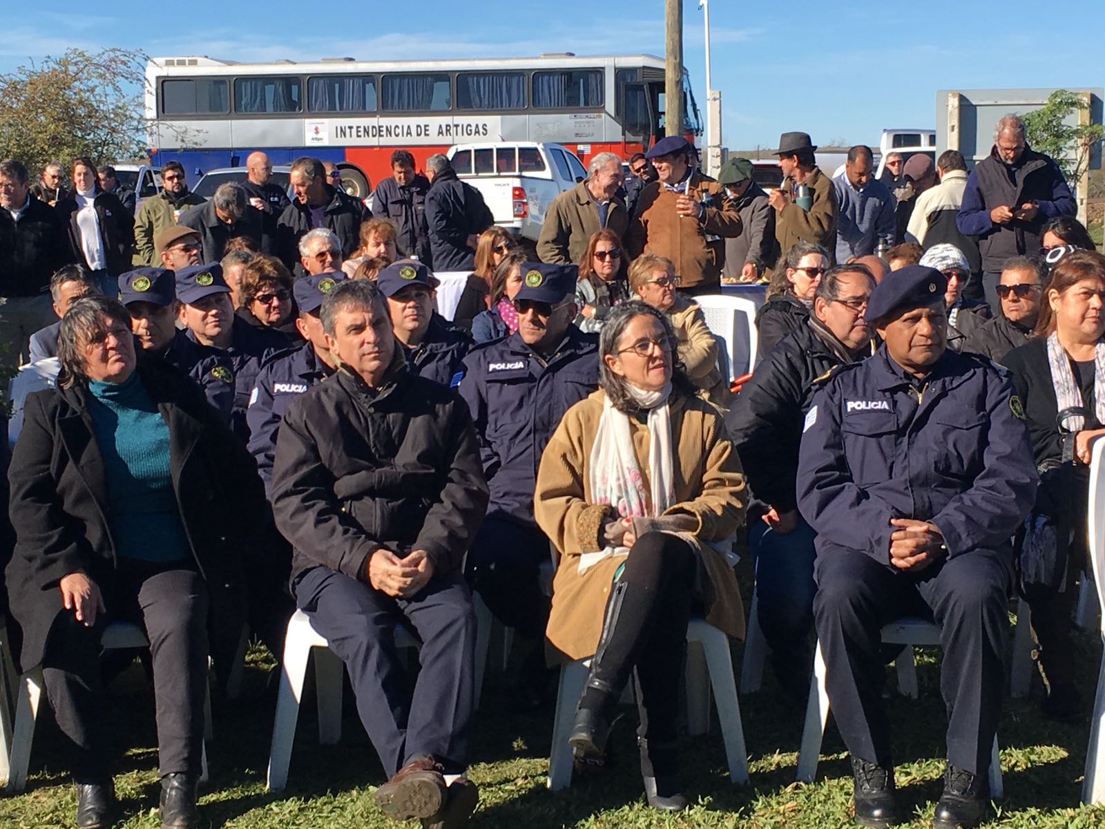 Inauguración electrificación rural en Artigas