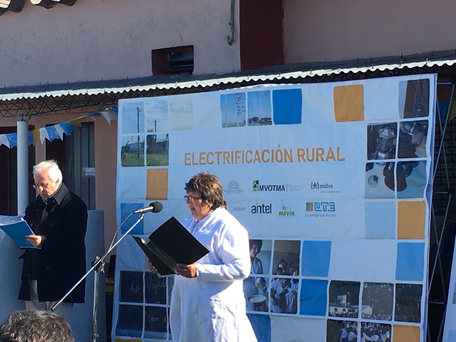 Inauguración electrificación rural en Artigas