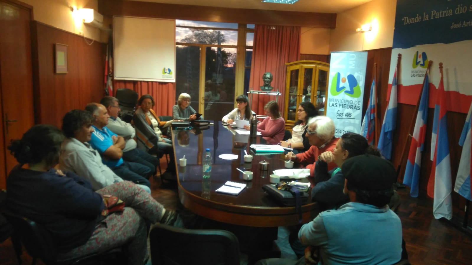 Presentación de avance de proyectos en Las Piedras 