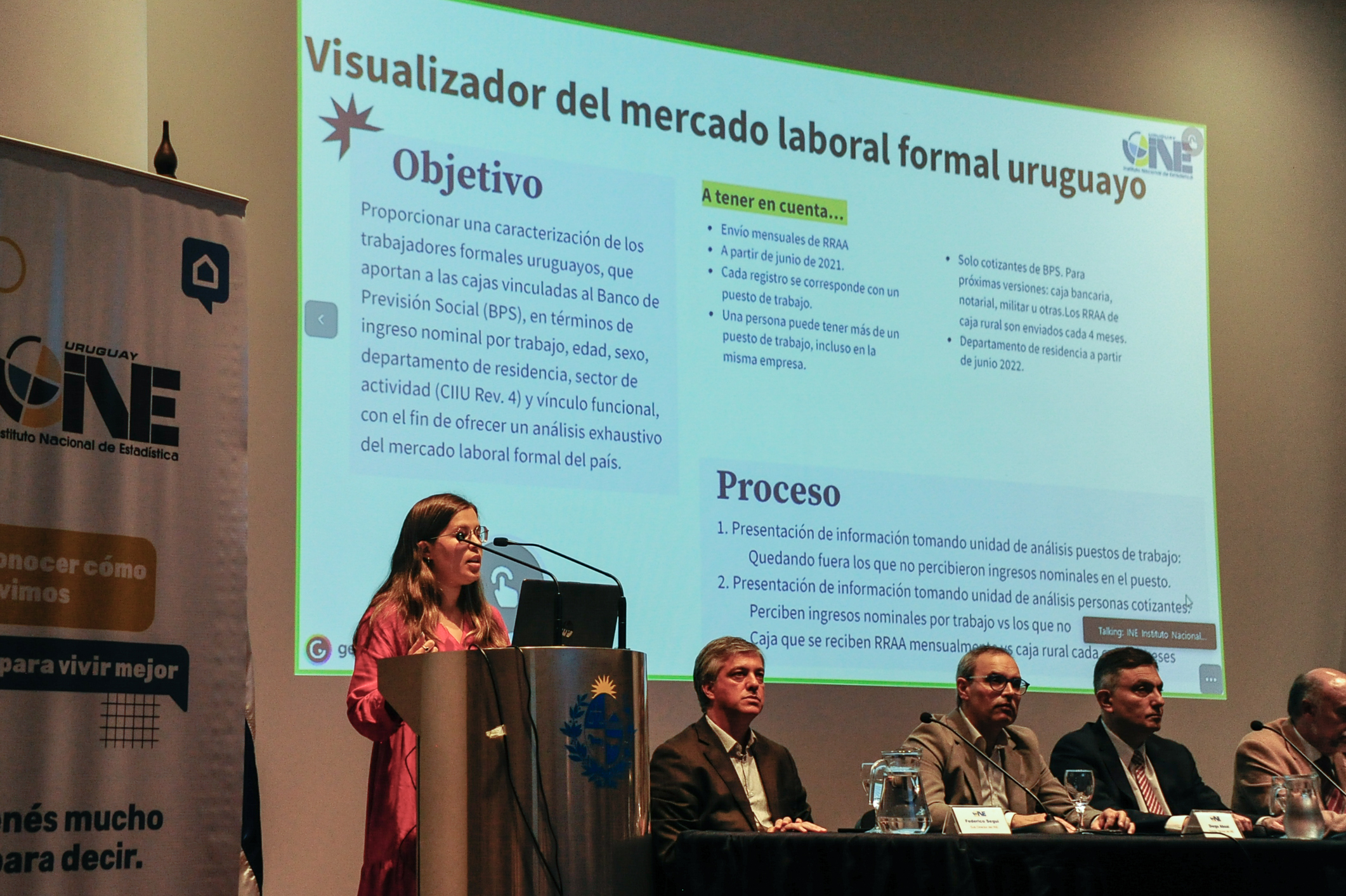 Instituto Nacional de Estadística presentó visualizador de mercado de empleo formal