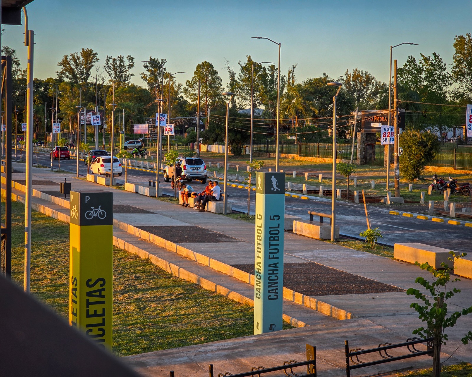 Obras en Costanera Norte de Salto