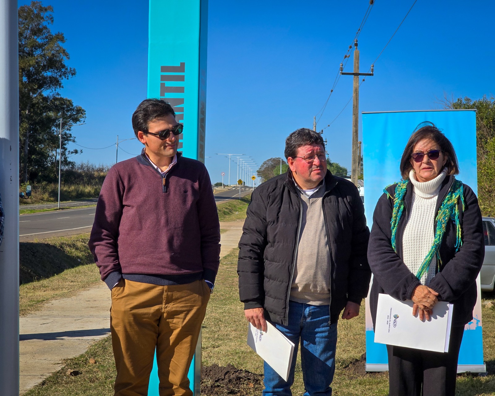 Inauguración remodelación en la avenida Ramón J. Vinci (ex Apolón)