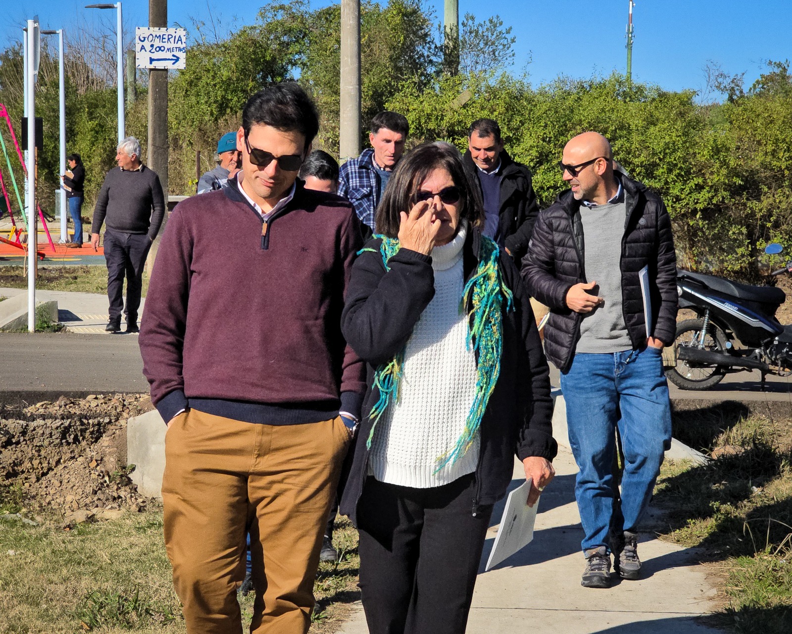 Inauguración remodelación en la avenida Ramón J. Vinci (ex Apolón)