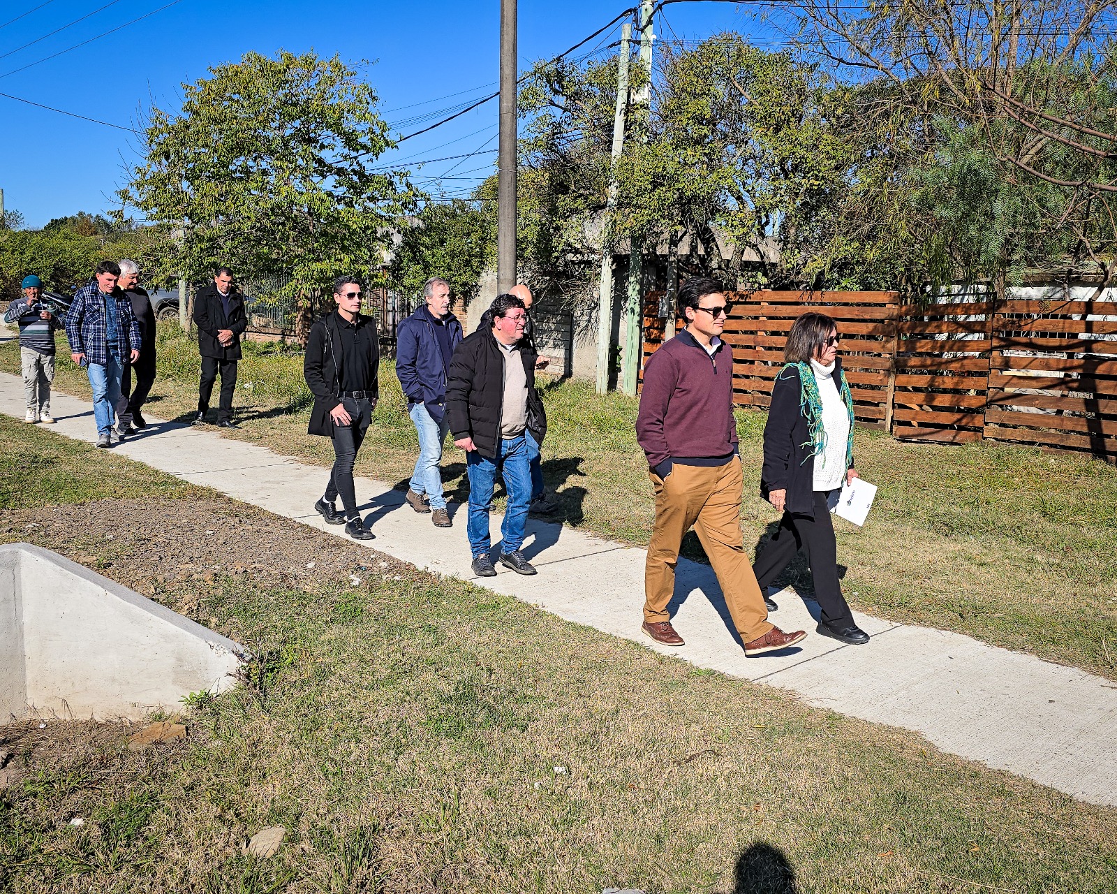 Inauguración remodelación en la avenida Ramón J. Vinci (ex Apolón)