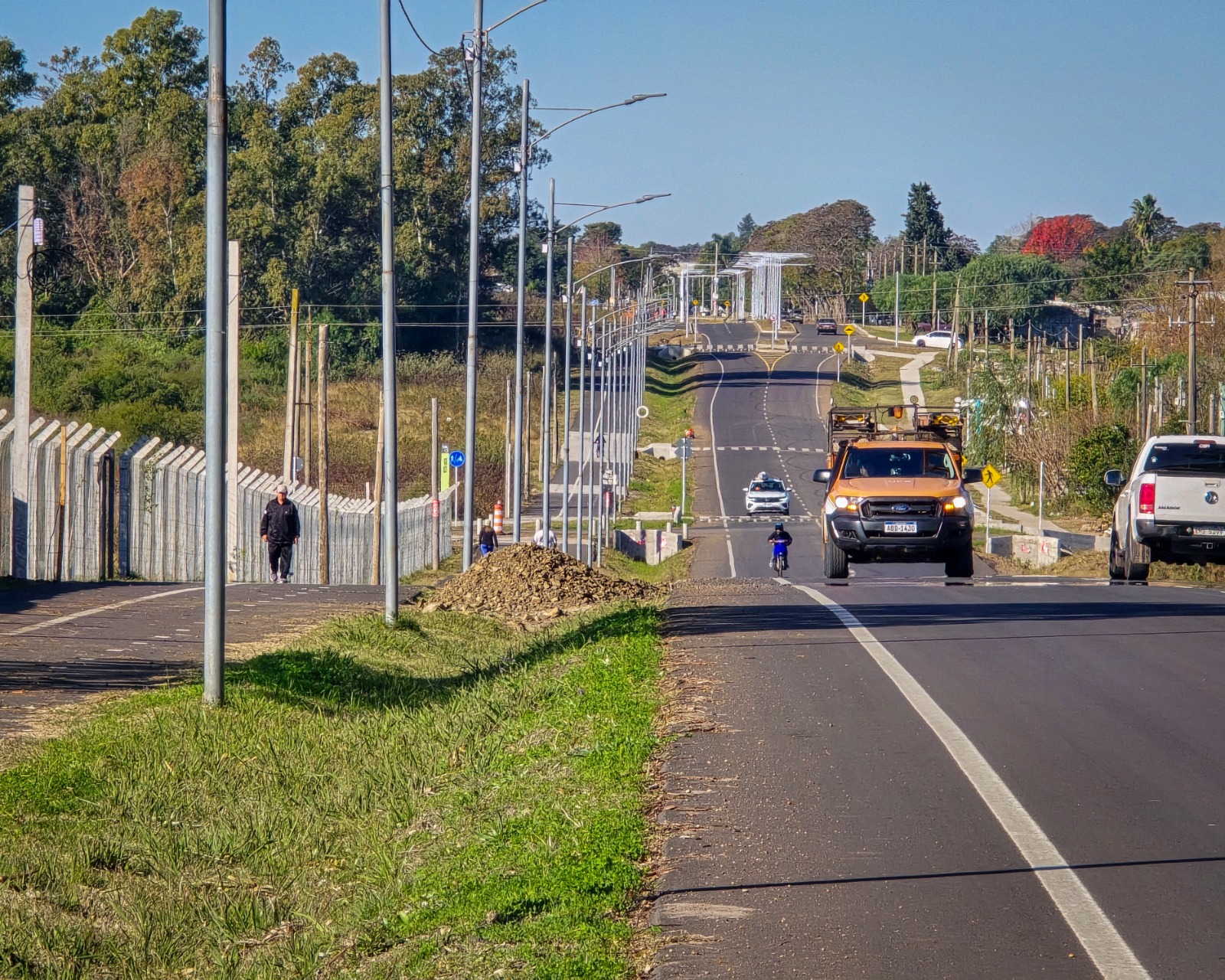 Inauguración remodelación en la avenida Ramón J. Vinci (ex Apolón)