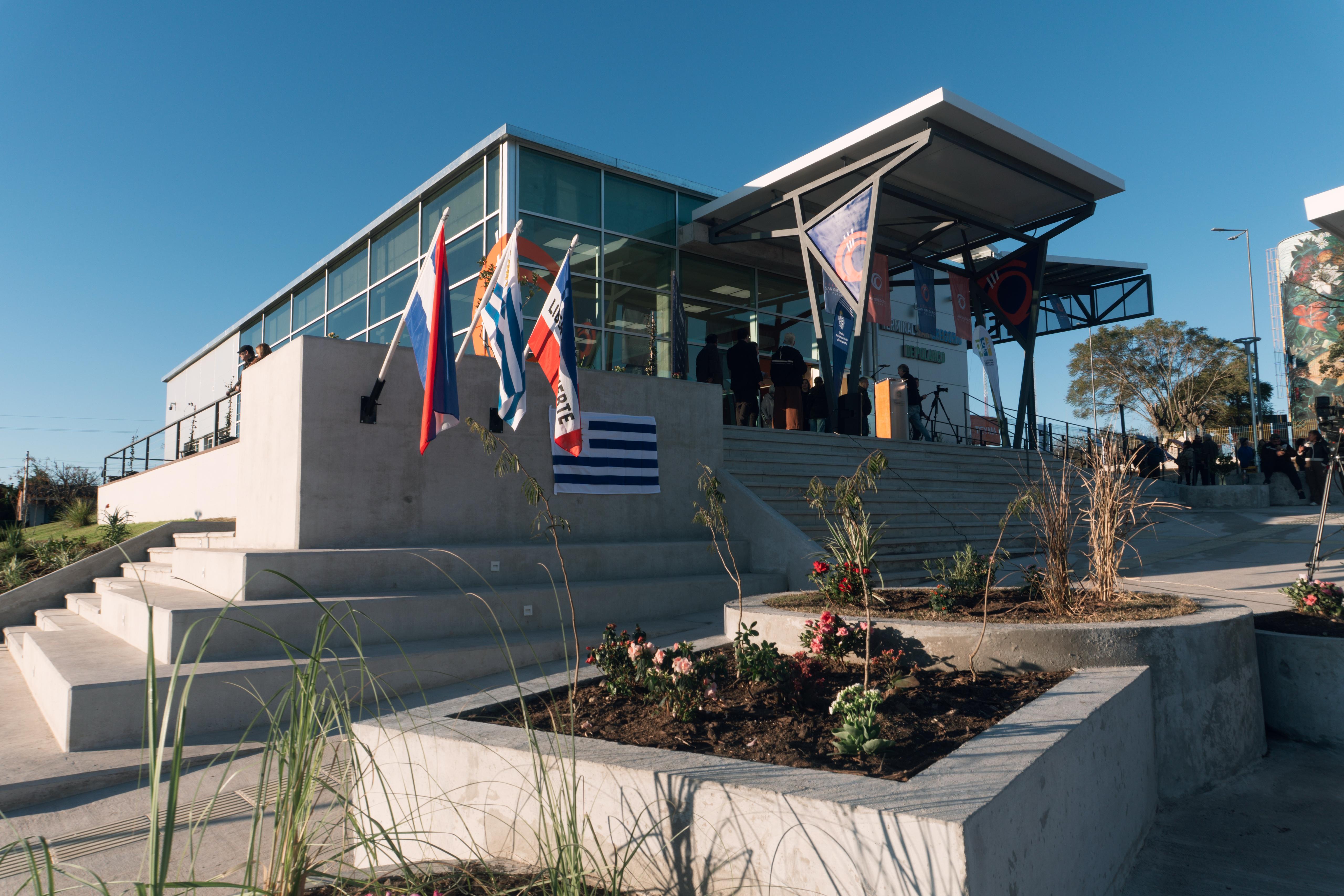Inauguración de terminal de ómnibus en San Gregorio de Polanco