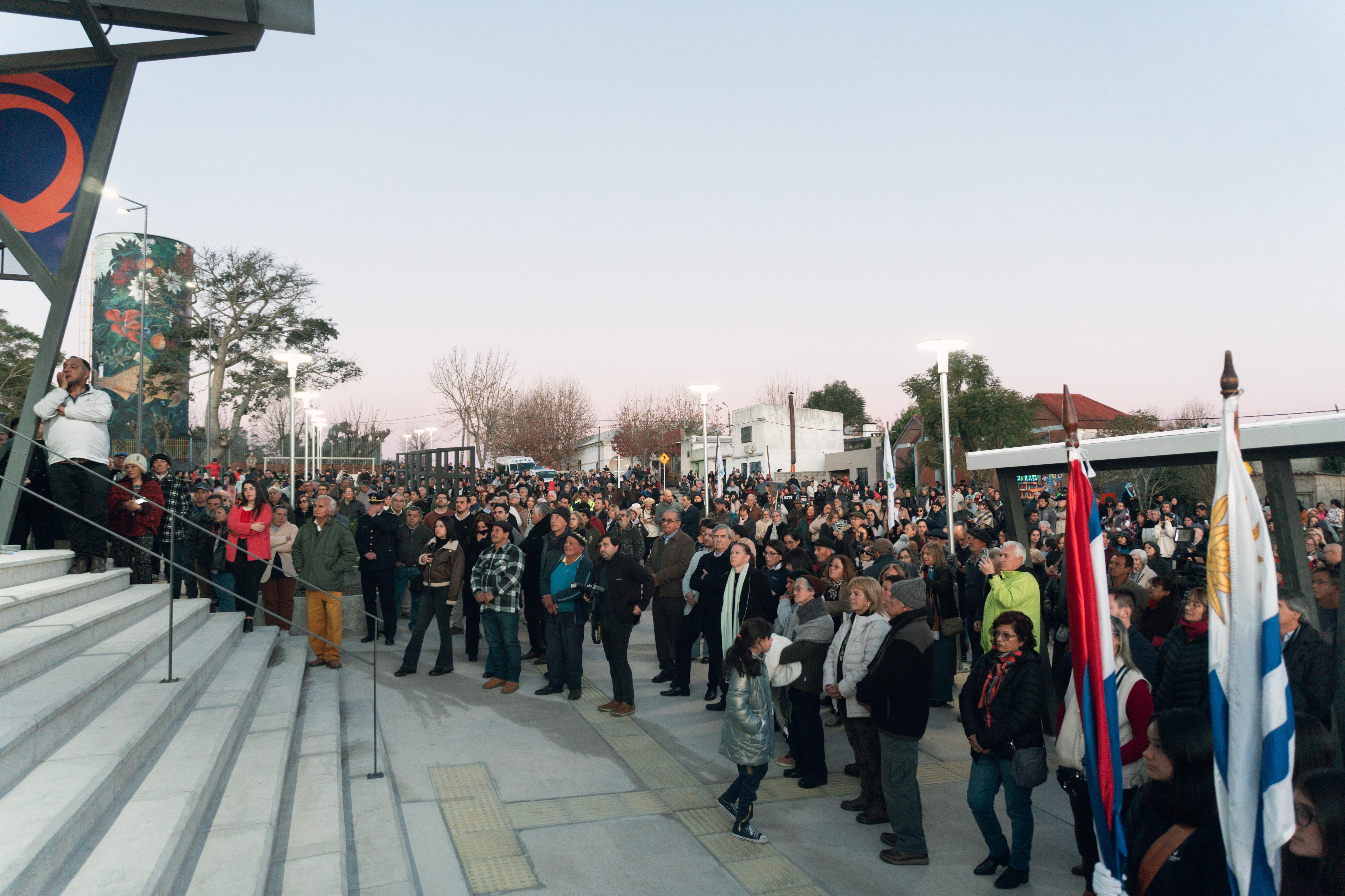 Inauguración de terminal de ómnibus en San Gregorio de Polanco