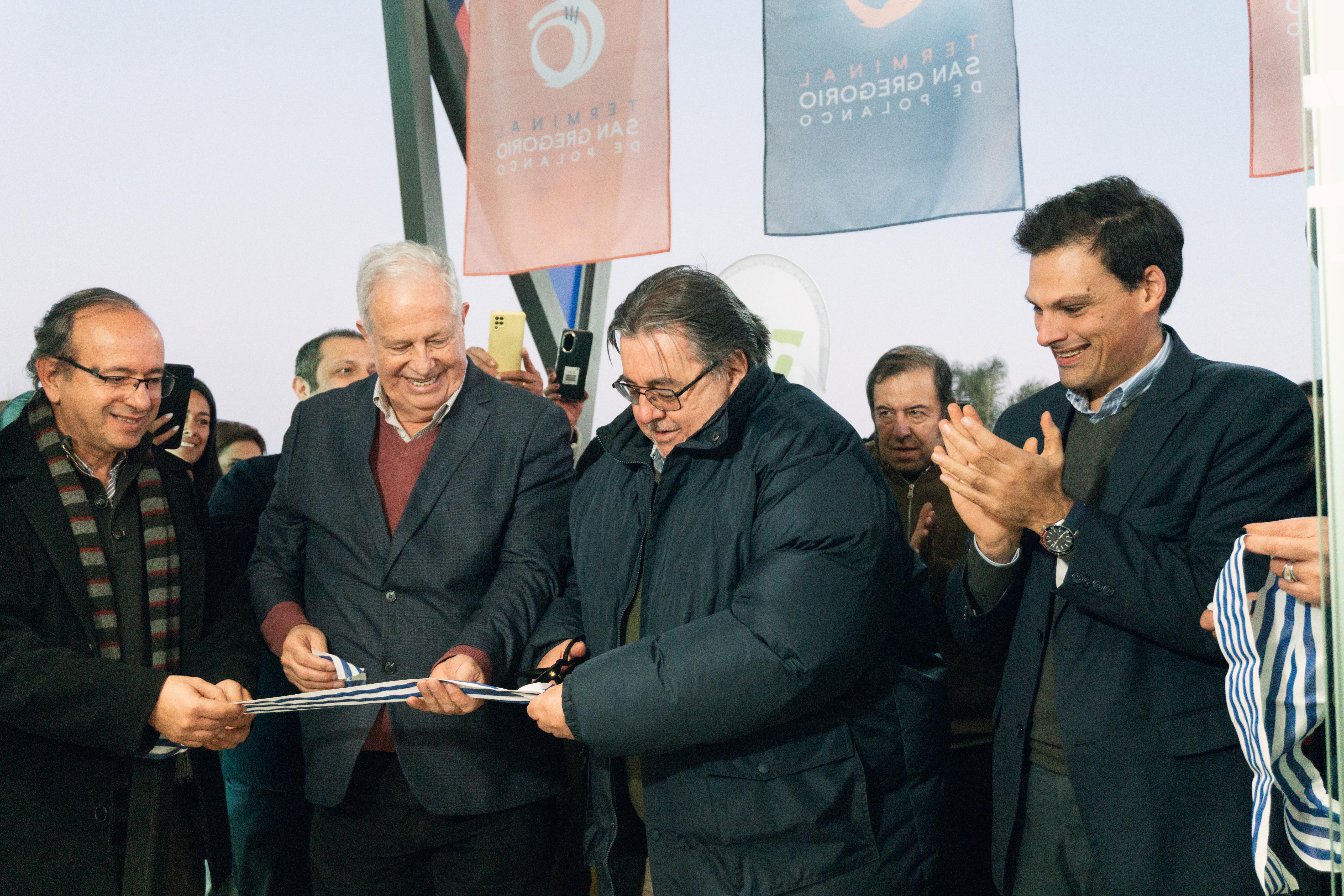 Inauguración de terminal de ómnibus en San Gregorio de Polanco