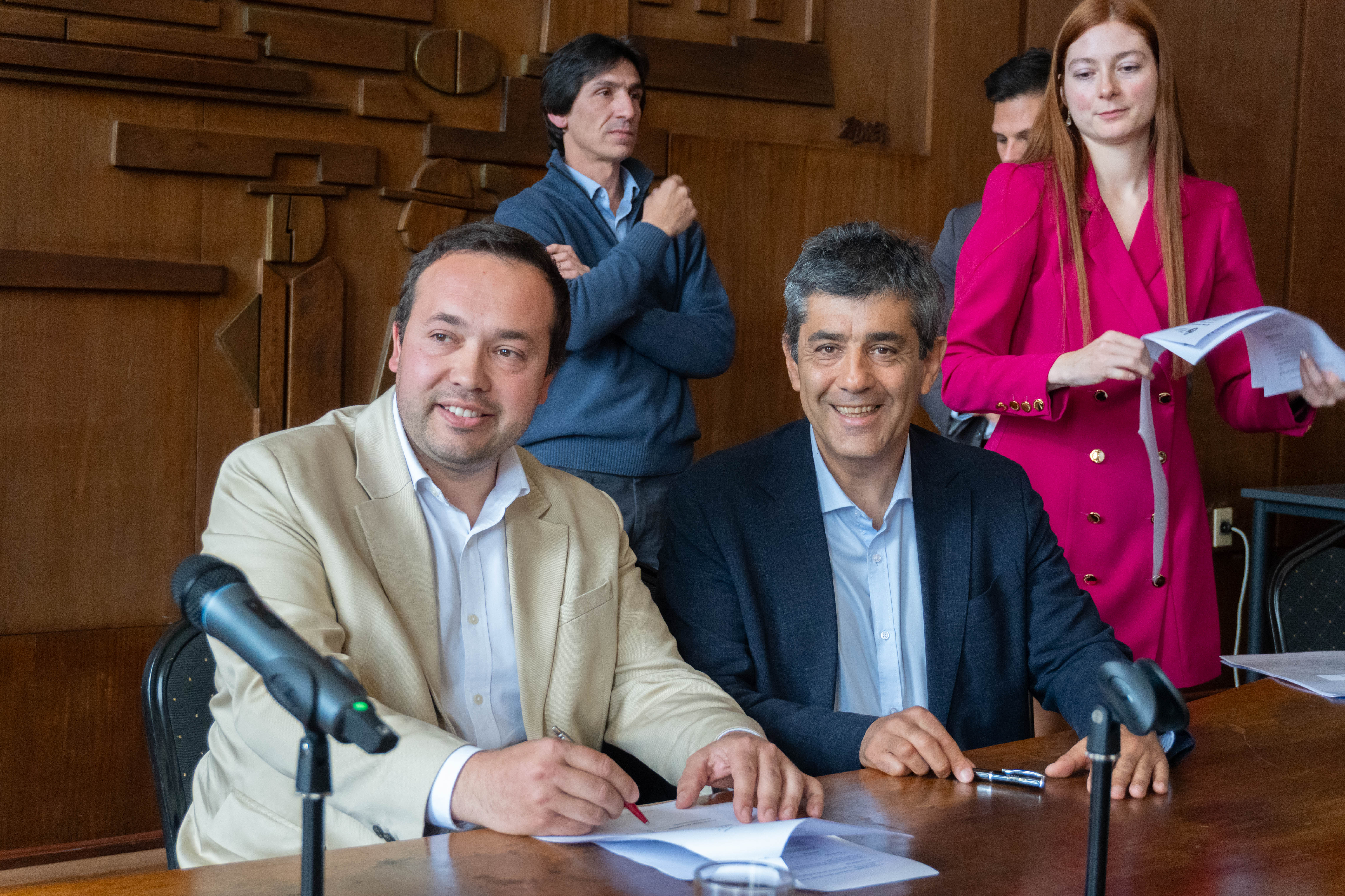 Firma de convenios: Cufré (Colonia)