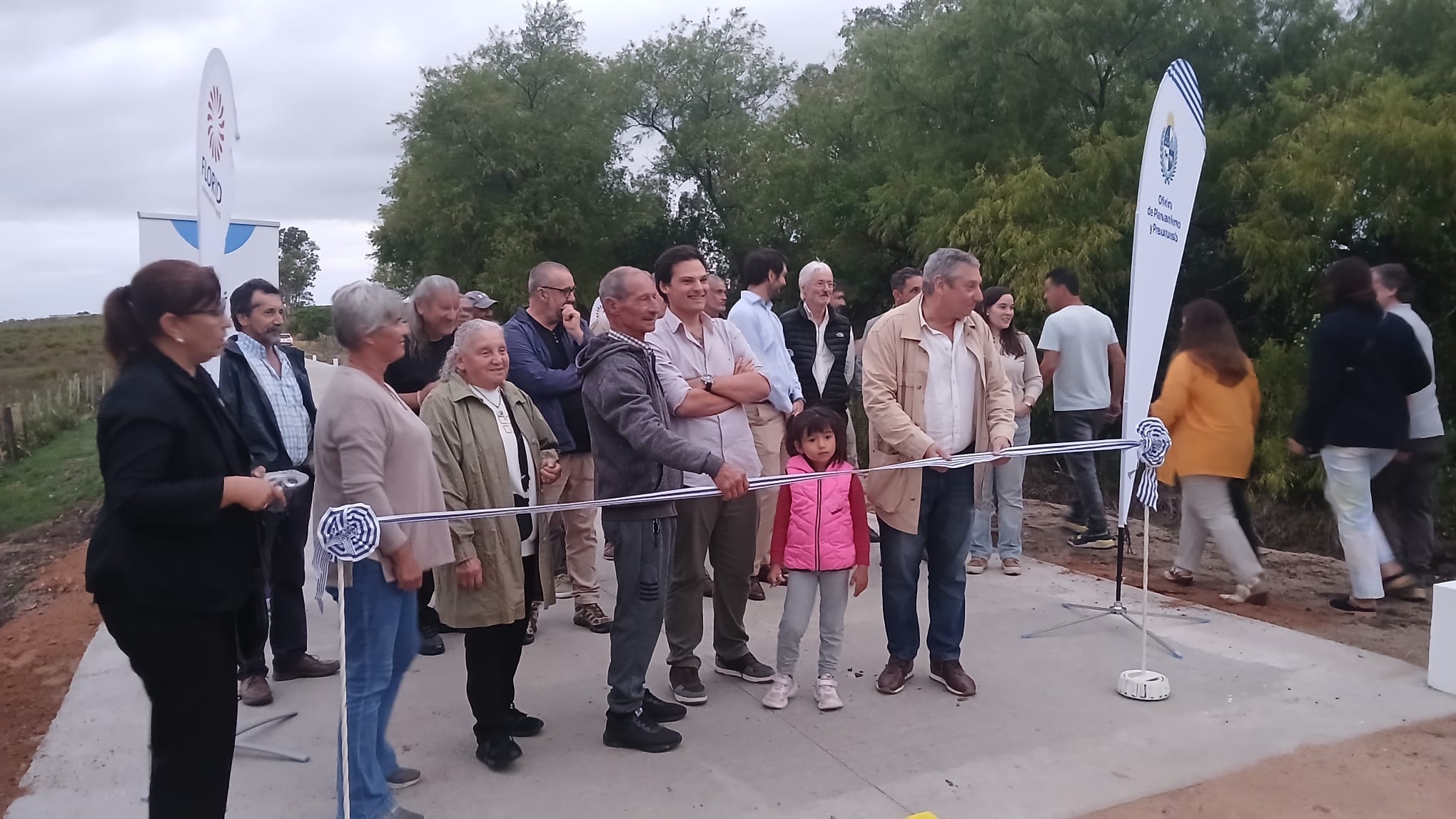 Inauguración de calzada sobre Paso Paraguay