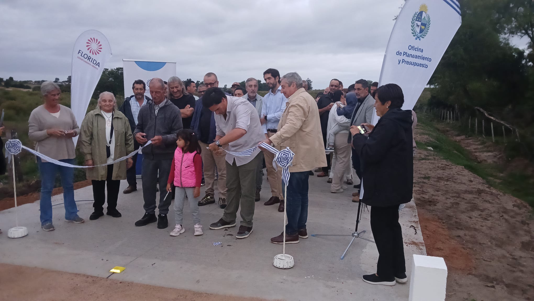 Inauguración de calzada sobre Paso Paraguay
