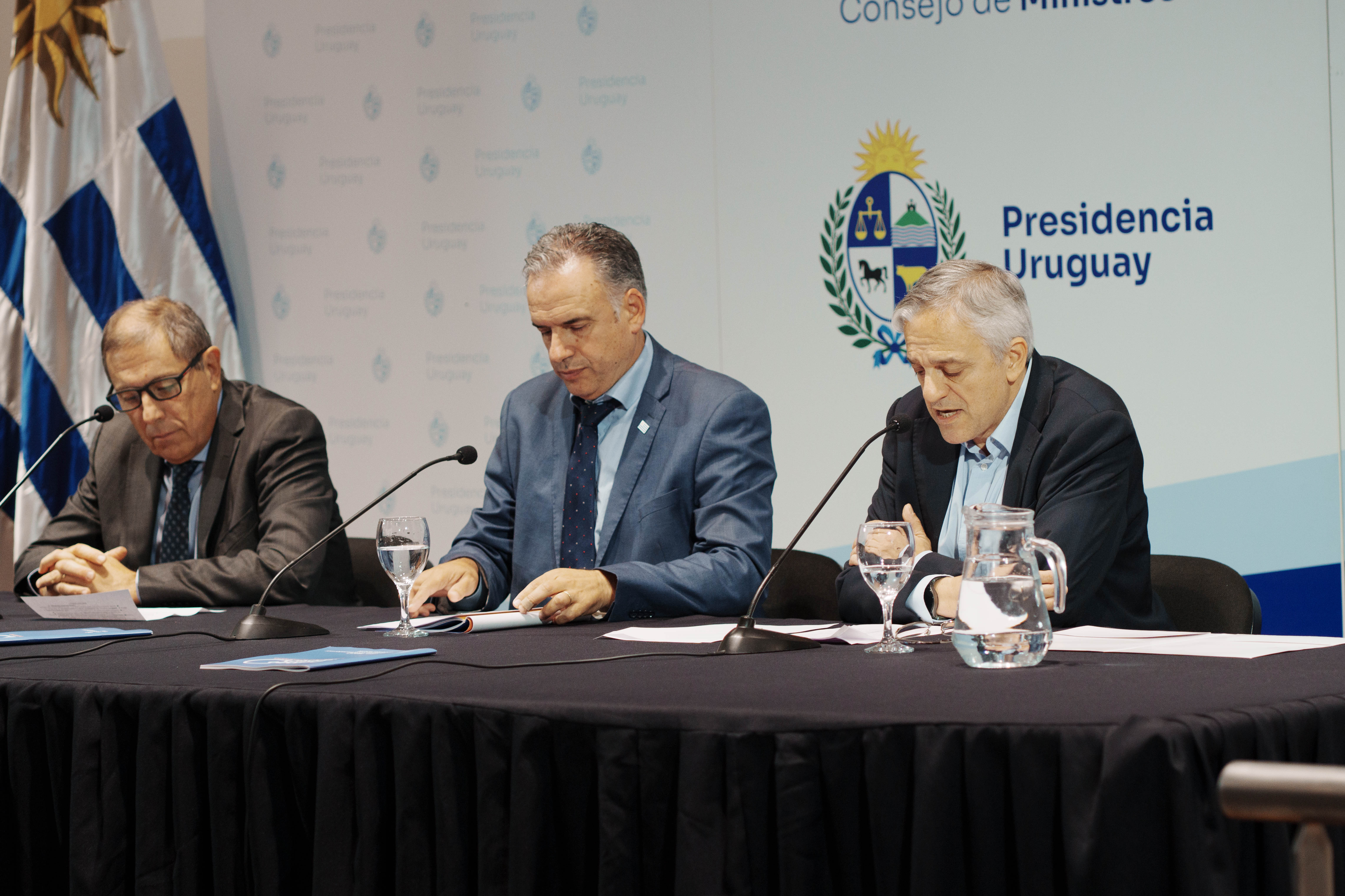 Conferencia de prensa de presentación de informe con resultados del Diálogo Social