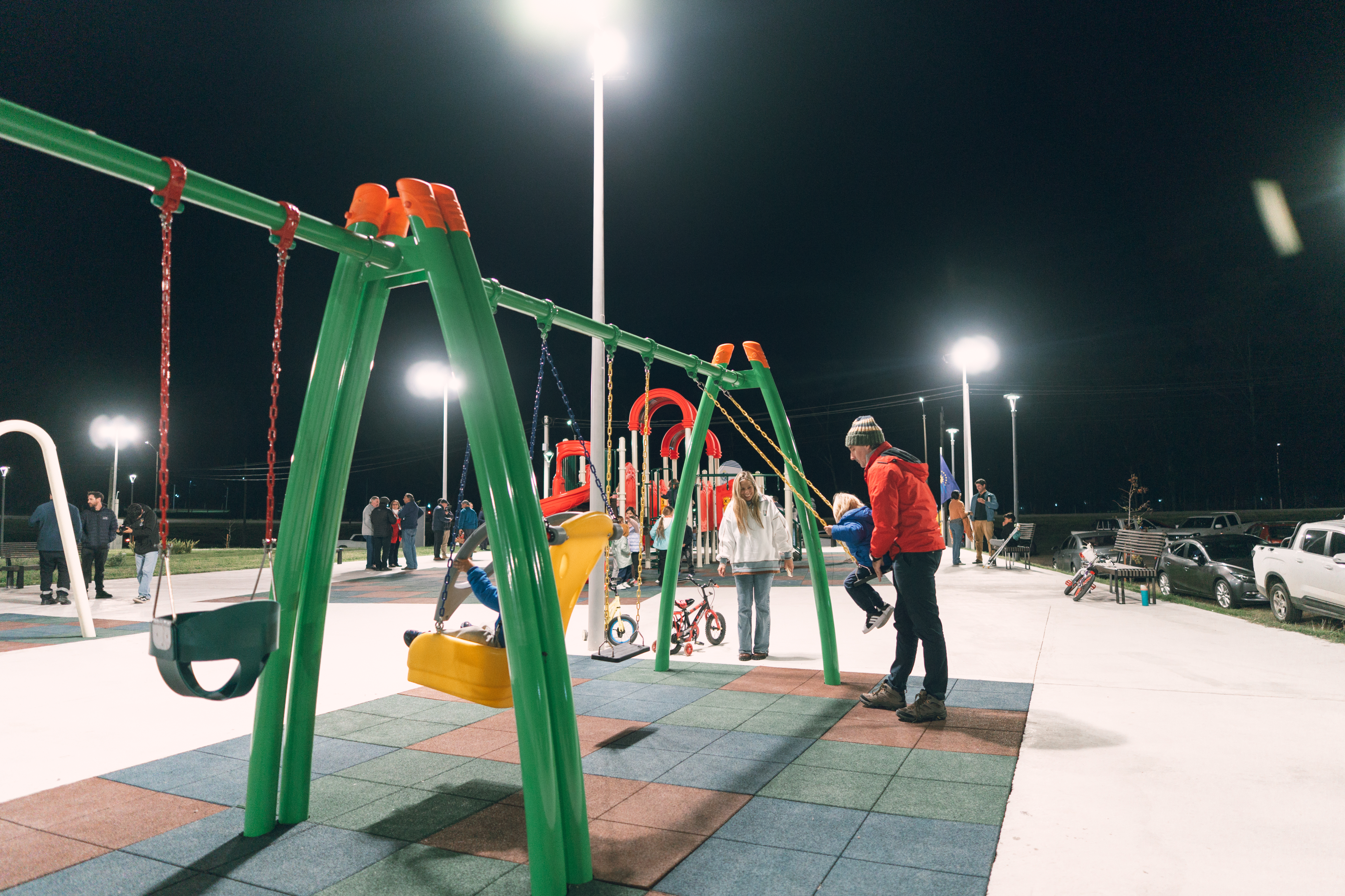 Inauguración de nueva plaza en el barrio Parque de la Hispanidad, departamento de Durazno