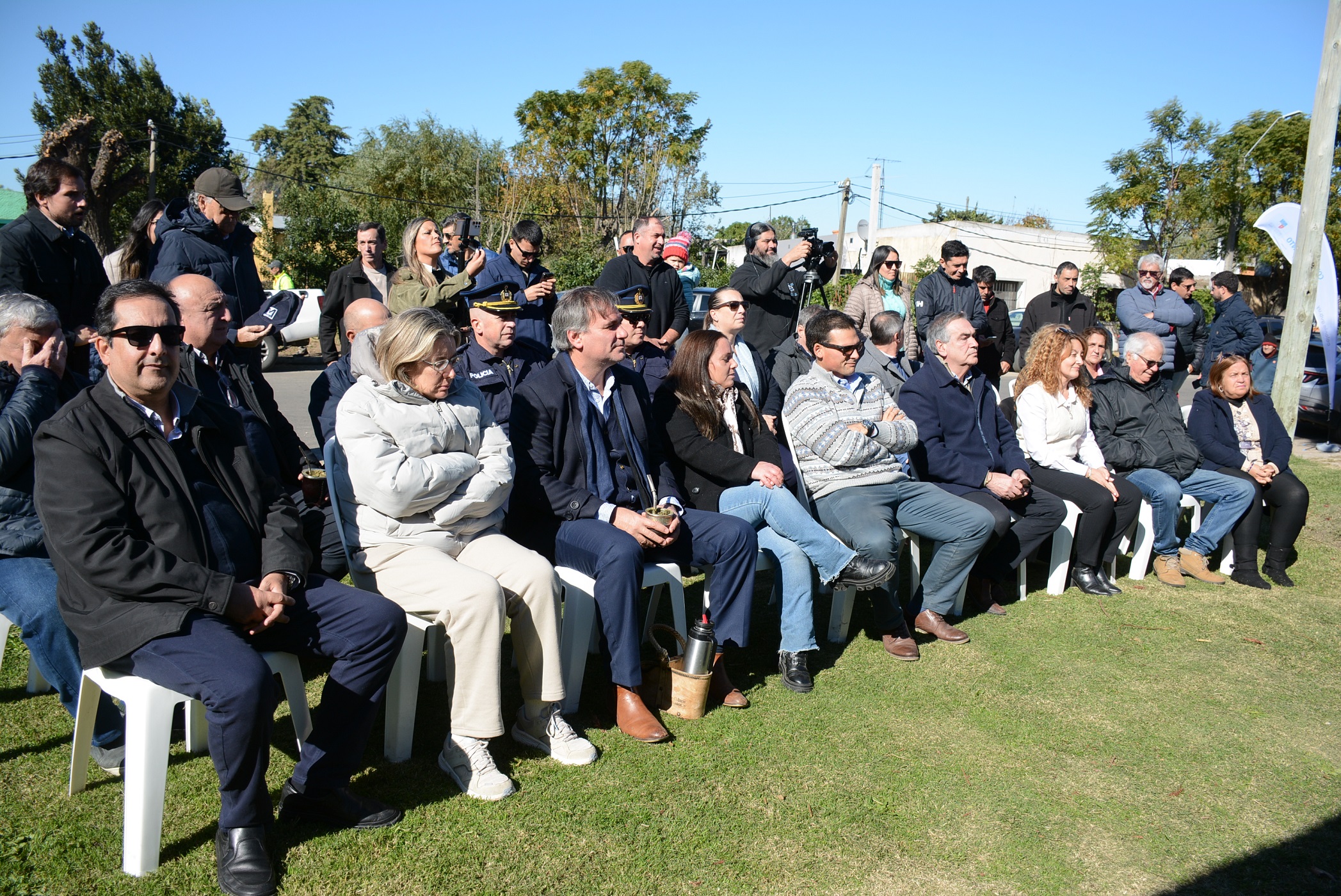 Inauguración de la readecuación del tramo departamental de Ruta N°50
