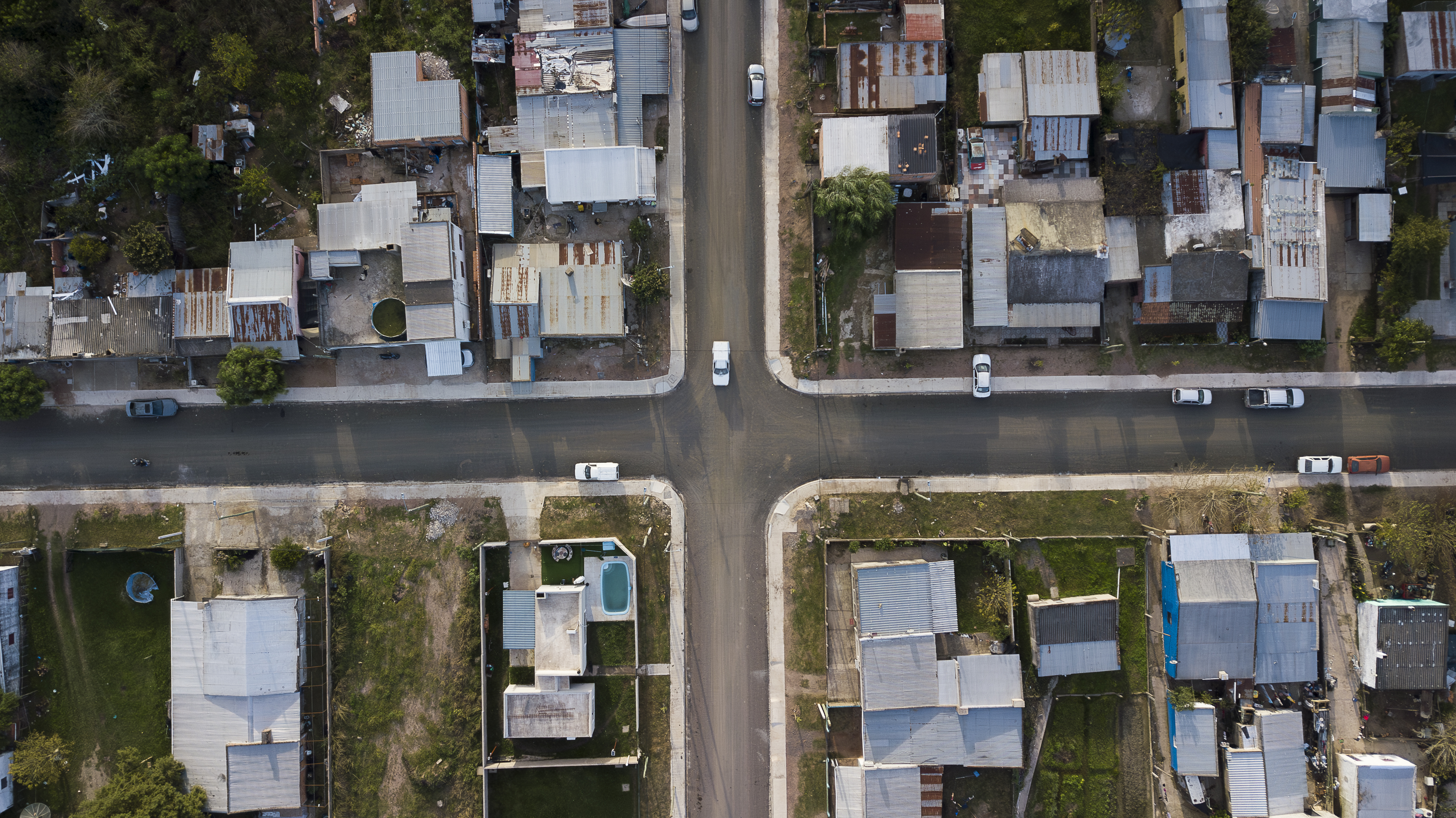 Obras de mejora urbana en Barrio Popular