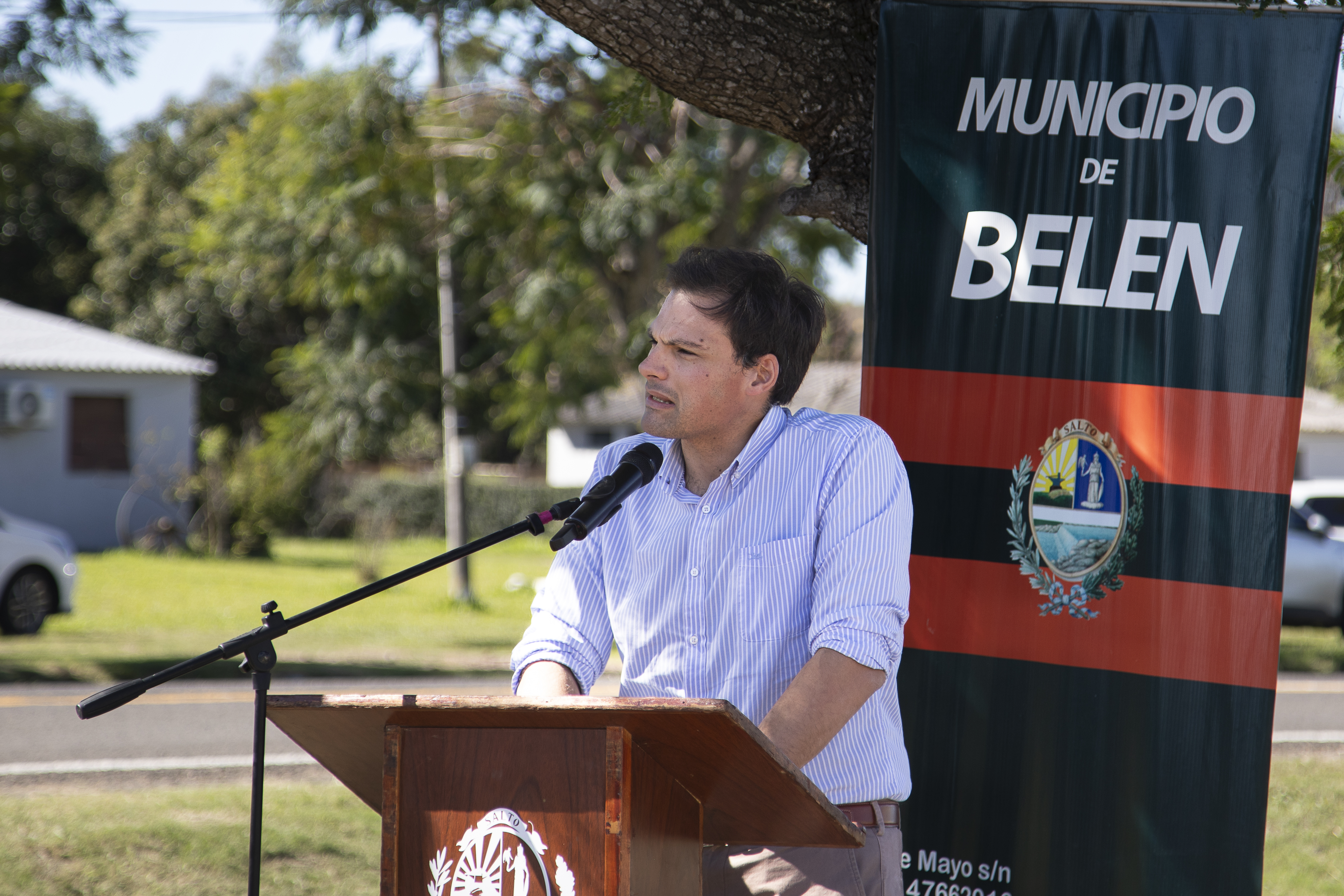 Inauguración de obras en Pueblo Belén