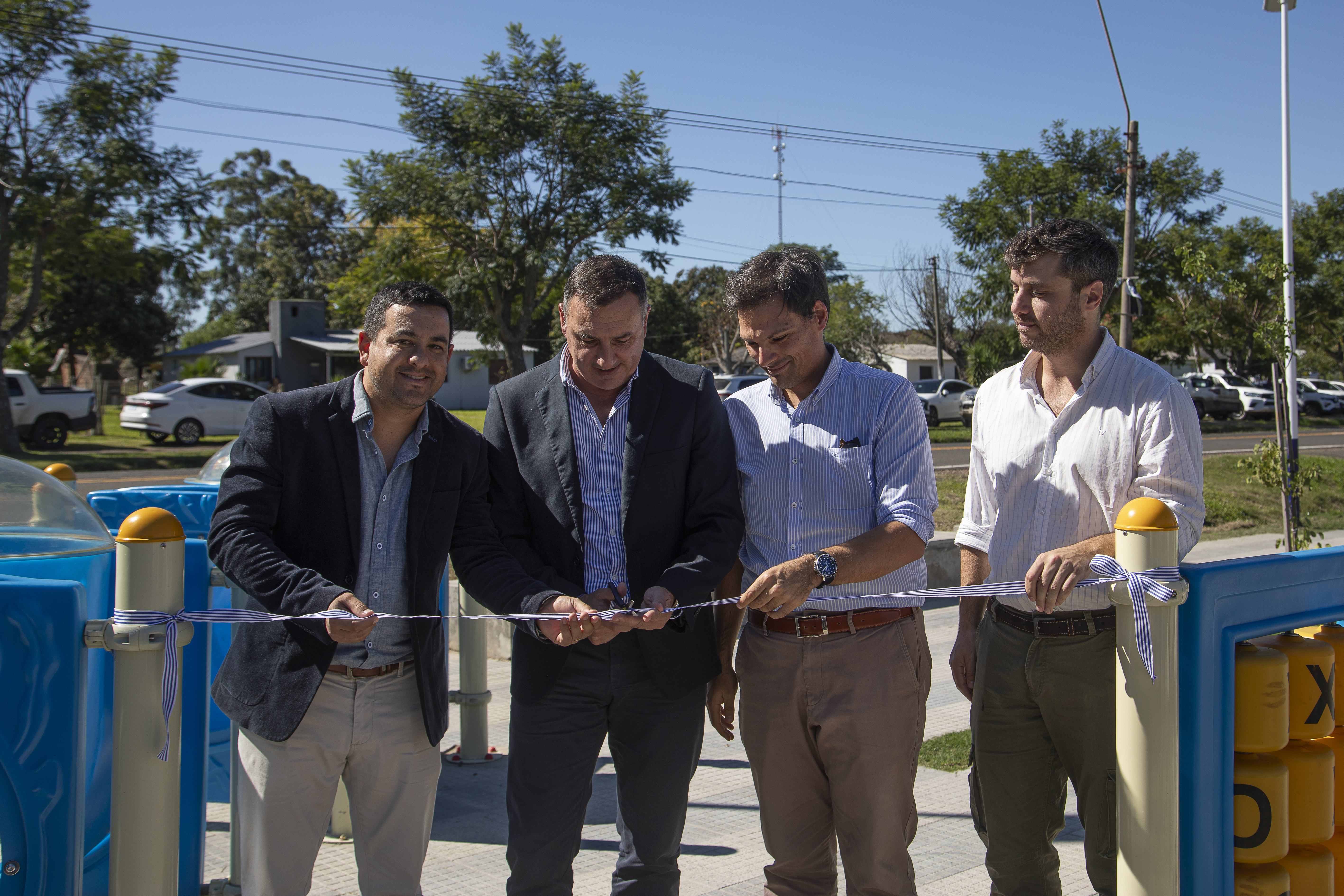 Inauguración de obras en Pueblo Belén