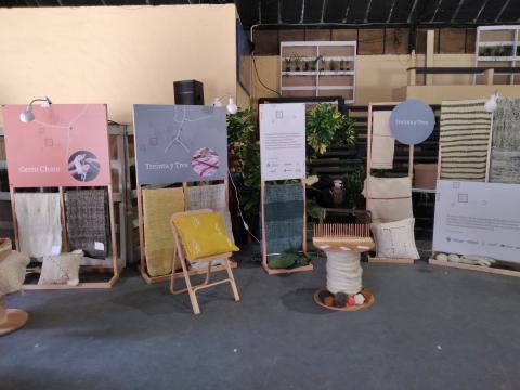 Stand instalado en la Rural del Prado